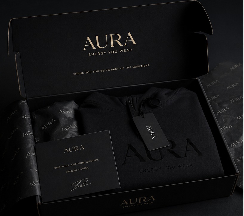 AURA emballage — Åbnet