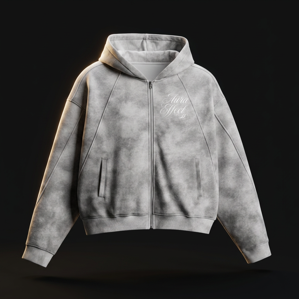 AURA / 062 — FADE ZIP HOODIE 02