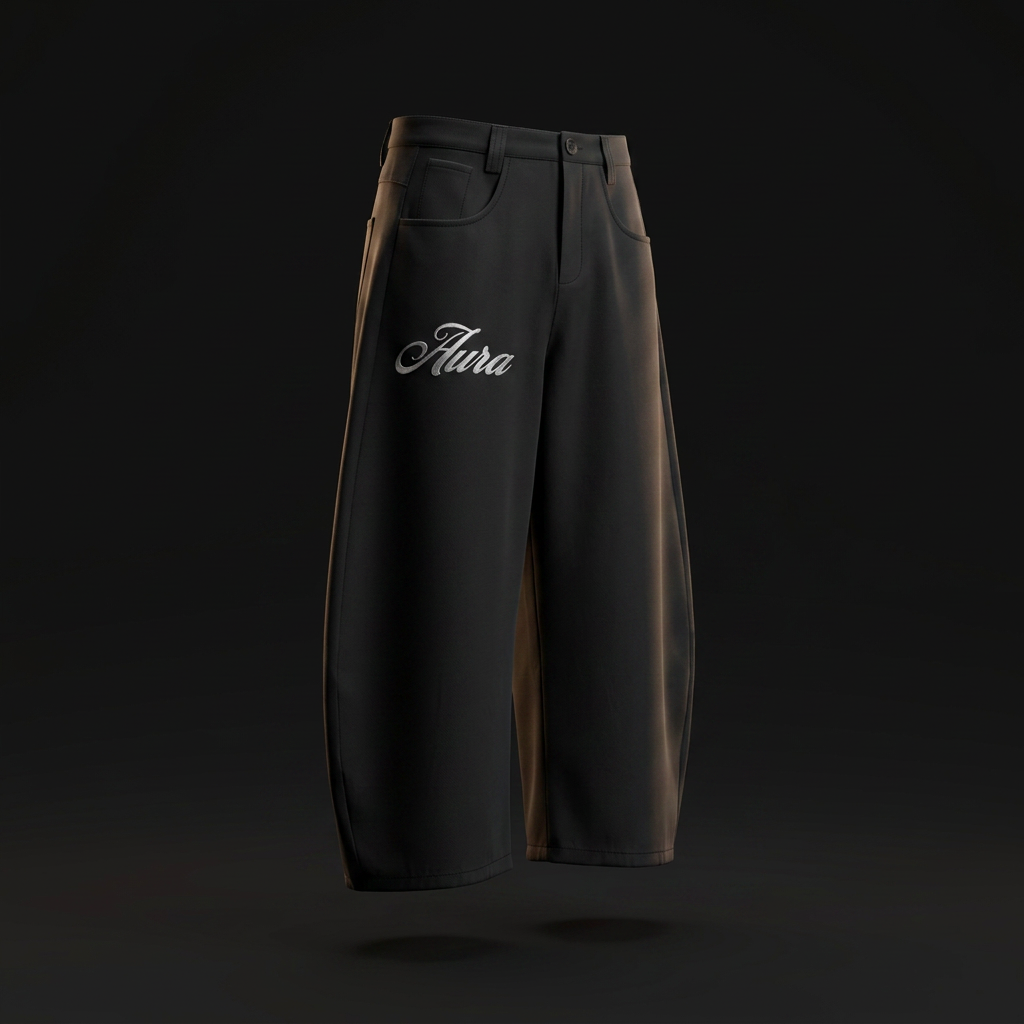 AURA / 065 — FORM BARREL TROUSERS