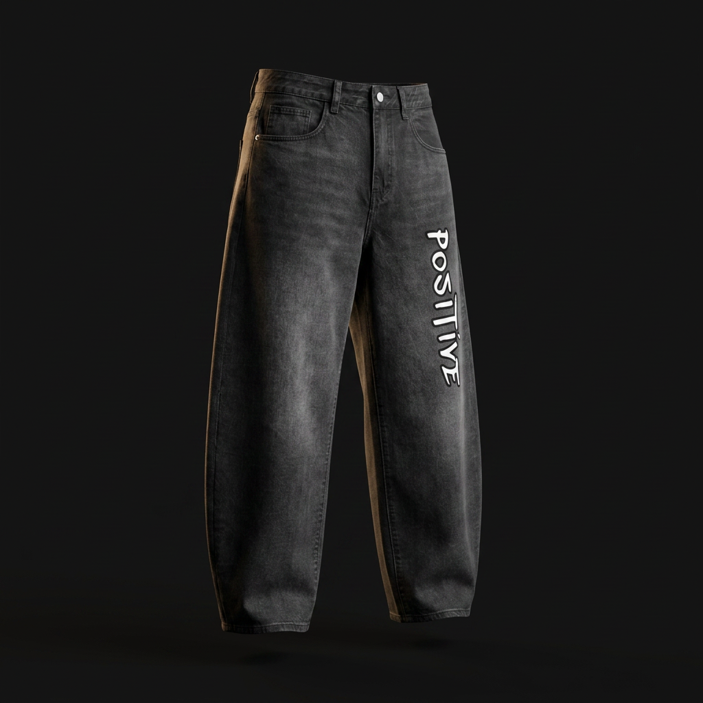 AURA / 098 — SOLAR BARREL JEANS