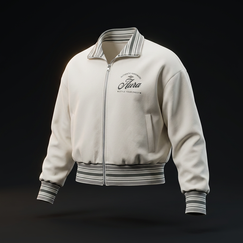 AURA / 082 — LINE ZIP JACKET