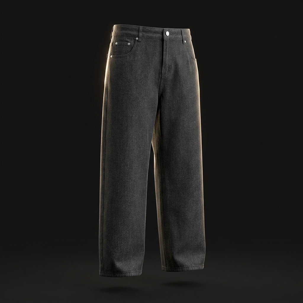 AURA / 138 — WORN STRAIGHT JEANS