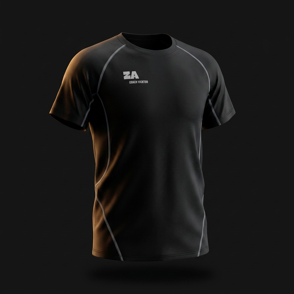 AURA / 084 — MEN'S RAGLAN PANEL TRAINING T-SHIRT